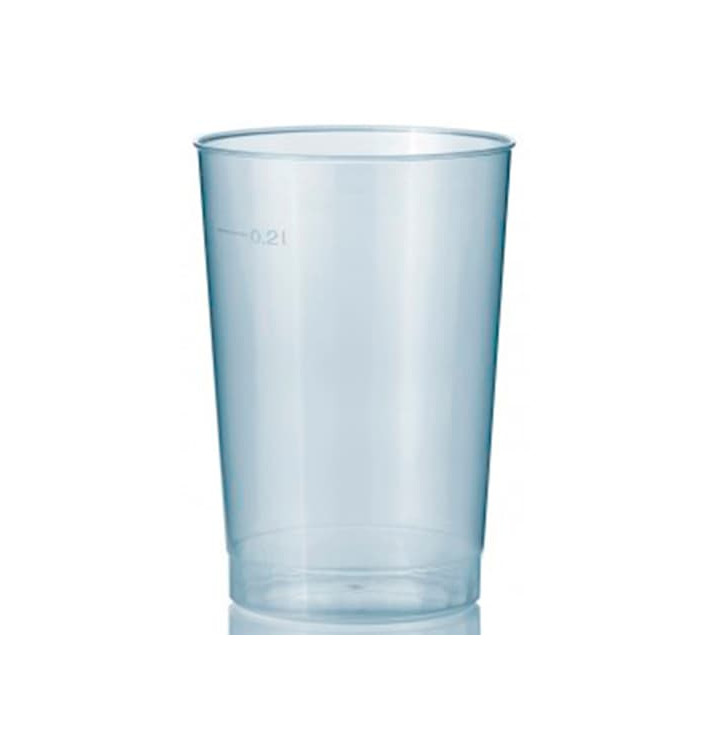 Plastic PS beker transparant 200 ml (1000 stuks) Plastic PS beker transparant 200 ml (1000 stuks)