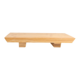 Base en Bambou Naturel Pour Sushi 20,5x15x3cm (24 Utés)