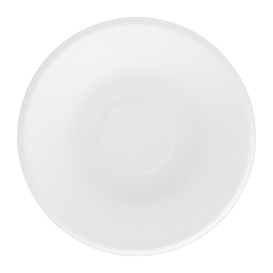 Suikerriet bord diep wit Ø16 cm (50 stuks) 
