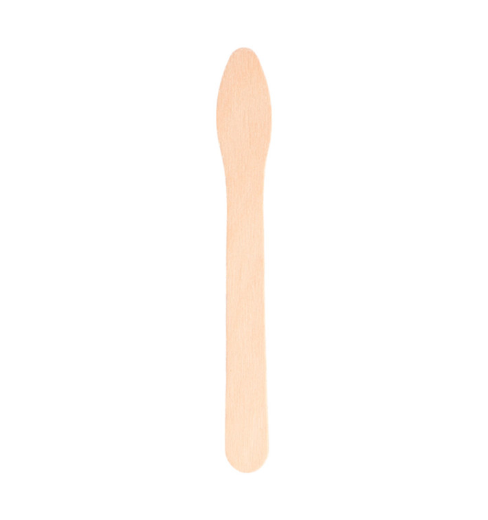 Houten theelepel Plat 12,5cm (1000 stuks) Houten theelepel Plat 12,5cm (1000 stuks)