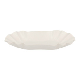 Kartonnen Snackbakjes Ovaal 16,5x10x3,5cm (250 stuks) 