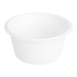 Pot Bio à Sauce en Canne à Sucre Blanc 55ml (1000 Utés)