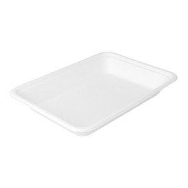 Plateau Bio en Canne à Sucre 196x147x27mm (50 Unités)