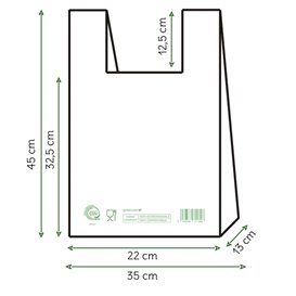 Sac à Bretelles Home Compost “Classic” 35x45cm (1.000 Utés)