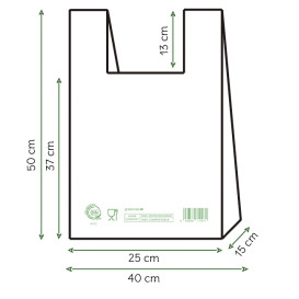 Sac à Bretelles Home Compost “Classic” 40x50cm (100 Utés)