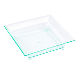 Saucières Dégustation Salsa Vert Transp. 6,5x6,5x1,5cm (30 Utés)