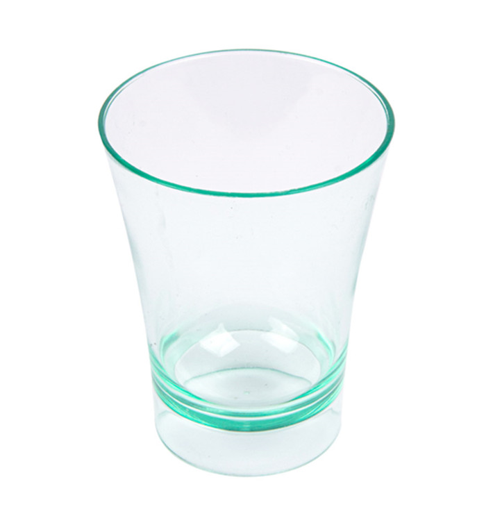 Plastic PS proefbeker Water groen 5x6,5cm (12 stuks) Plastic PS proefbeker Water groen 5x6,5cm (12 stuks)