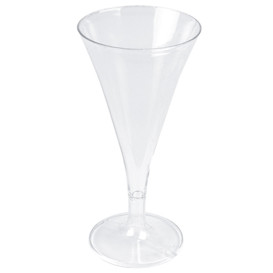 Plastic glas transparant 60 ml (10 stuks) 