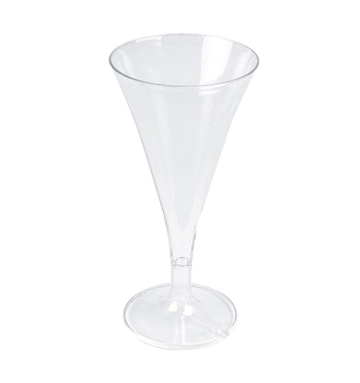 Plastic glas transparant 60 ml (10