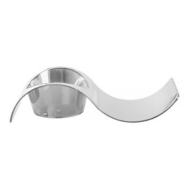 Assiette Vague Argent 9,5x4,2cm (500 Utés)