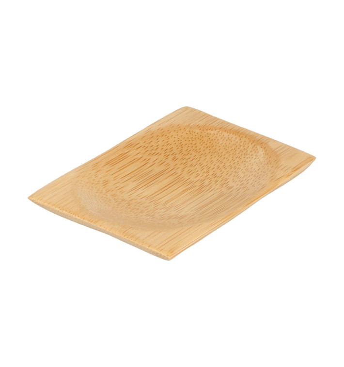 Bamboe proeving bord 6x8cm (1000 stuks) Bamboe proeving bord 6x8cm (1000 stuks)