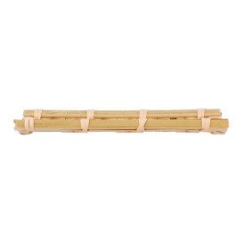 Bamboe wegwerp dienblad "Trenzado" 10,5x5cm (1200 stuks)