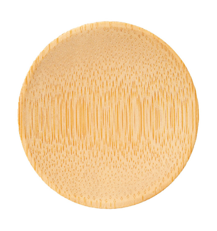 Plat Dégustation en Bambou 6cm (24 Utés) Plat Dégustation en Bambou 6cm (24 Utés)