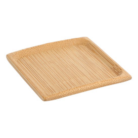 Bamboe proeving bord Vierkant 6x6cm (24 stuks) 