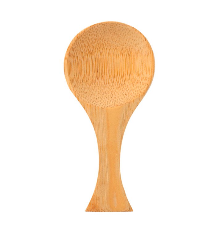 Bamboe proeving lepel Tenis 9cm (50 stuks) Bamboe proeving lepel Tenis 9cm (50 stuks)