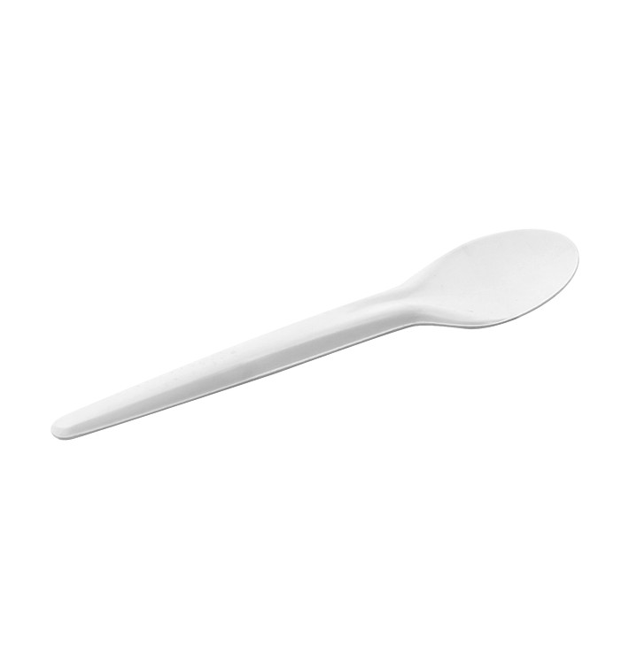 Papier Lepel Wit 17cm (50 stuks) Papier Lepel Wit 17cm (50 stuks)