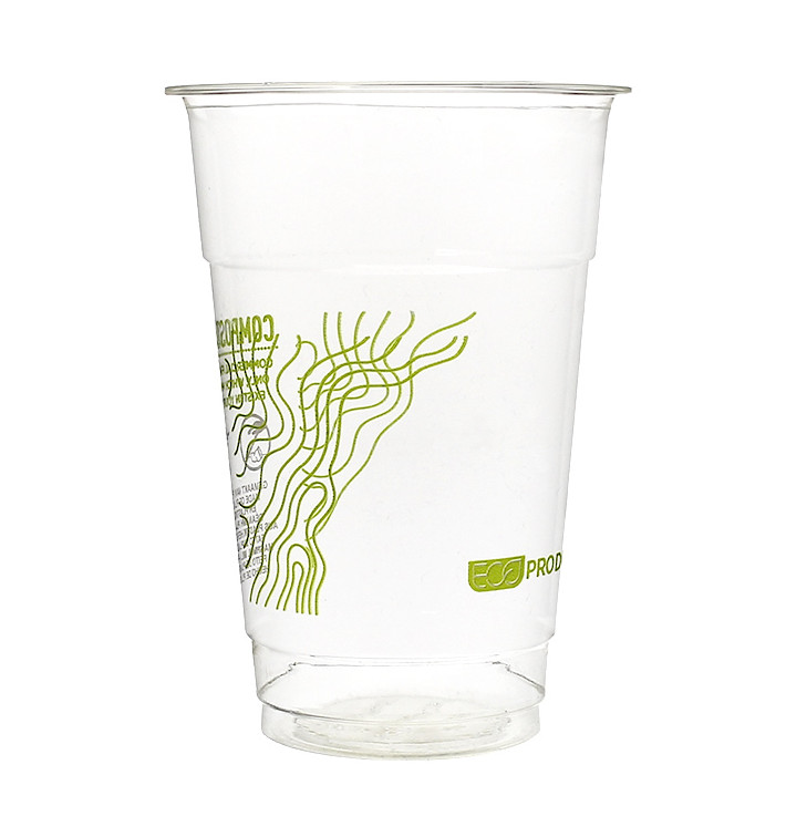 Gobelet Amidon de Maïs PLA "Green Stripe" 295ml (1.000 Utés) Gobelet Amidon de Maïs PLA "Green Stripe" 295ml (1.000 Utés)
