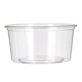 Tub Deli Container PLA transparant Compostable 360ml (50 Stuks) 