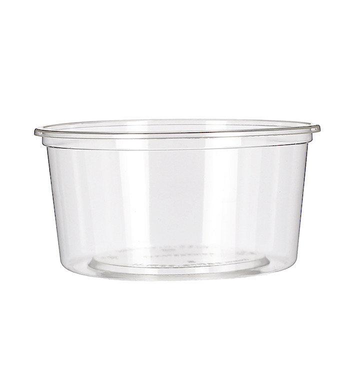 Tub Deli Container PLA transparant Compostable 360ml (600 Stuks) Tub Deli Container PLA transparant Compostable 360ml (600 Stuks)