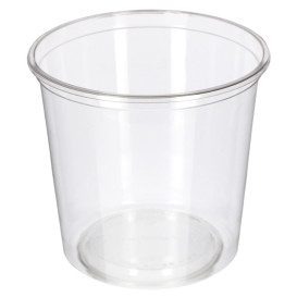 Récipient Compostable PLA Transparent 720ml (50 Utés)