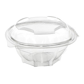 Saladier Rond avec charnière PET 500ml (300 Utés)