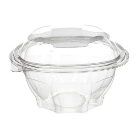 Saladier Rond avec charnière PET 250ml (50 Utés)