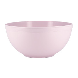 Bol Réutilisable Durable PP Minéral Rose 2l Ø20cm (36 Utés)