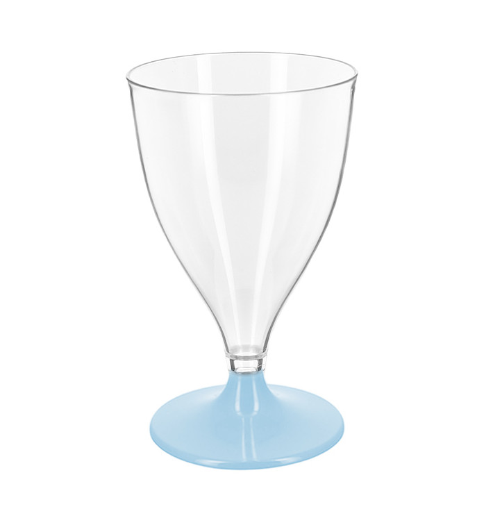 Coupe Réutilisable PS Eau/Vin Pied Bleu 200ml 2P (6 Unités) Coupe Réutilisable PS Eau/Vin Pied Bleu 200ml 2P (6 Unités)