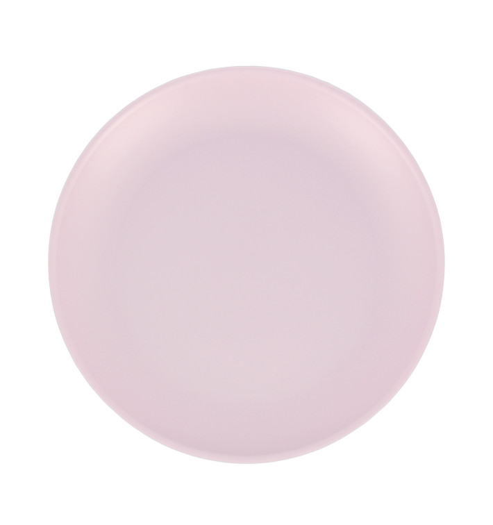 Assiette Réutilisable Durable PP Minéral Rose Ø23,5cm (6 Utés) Assiette Réutilisable Durable PP Minéral Rose Ø23,5cm (6 Utés)