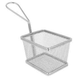 Mini friteuse de Présentation en Acier 10x9x6cm (6 Unités)