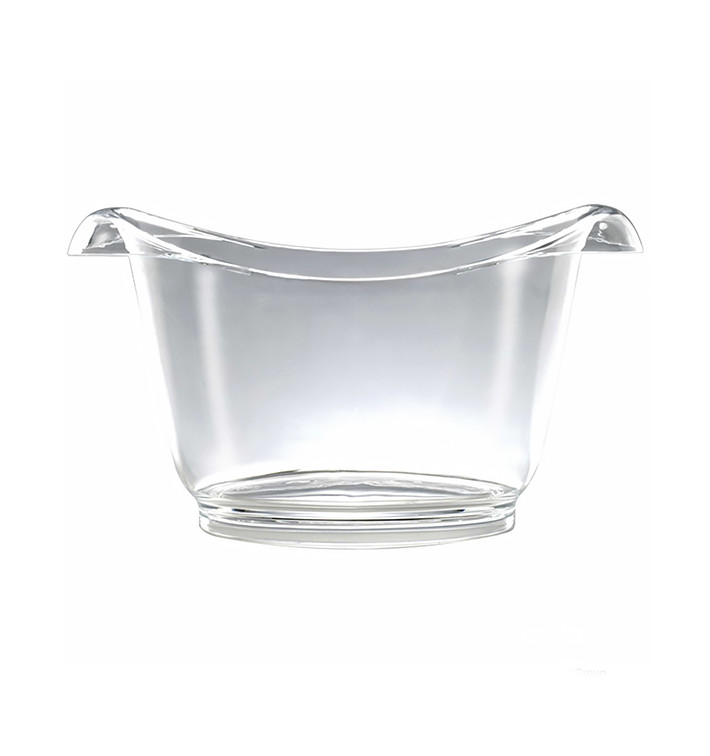 Seau à glace réutilisable SAN Transparent pour 7-8 bouteilles (4 Uds)