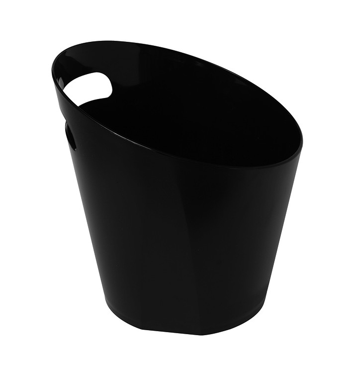 Seau à glace réutilisable PP Noir pour 7-8 Bouteilles (4 Uds) Seau à glace réutilisable PP Noir pour 7-8 Bouteilles (4 Uds)