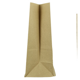 Sac en papier KRAFT sans anses 60g/m² 18+12x29cm (1000 Unités)