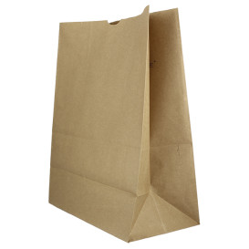 Sac en papier KRAFT sans anses 80g/m² 30+18x43cm (25 Utés)