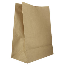 Sac en papier KRAFT sans anses 80g/m² 30+18x43cm (250 Utés)