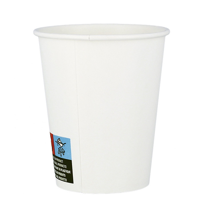 Gobelet Carton Blanc ECO 7Oz/210ml Ø7cm (50 Utés) Gobelet Carton Blanc ECO 7Oz/210ml Ø7cm (50 Utés)