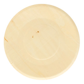 Houten schaal Rond vormig 21,5cm (50 stuks) 