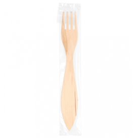 Houten vork verpakt 1,50cm (100 stuks) 