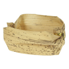 Mini Panier Bambou Dégustation 3,8x5,8x3,8cm (25 Utés)