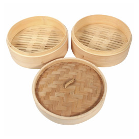 Bamboe stomer "Maxi" Ø20x6cm (32 stuks)