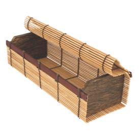 Bamboe sushi Container 23x8x6cm (24 stuks)