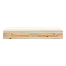 Houten mini Pallet Bediening Platter 13x8x2cm (40 stuks)