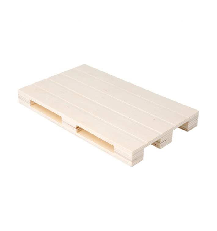 Houten mini Pallet Bediening Platter 20x12x2cm (1 stuk) Houten mini Pallet Bediening Platter 20x12x2cm (1 stuk)