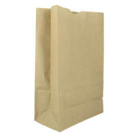 Papieren zak zonder handvat kraft 60g/m² 18+11x34cm (25 stuks) 