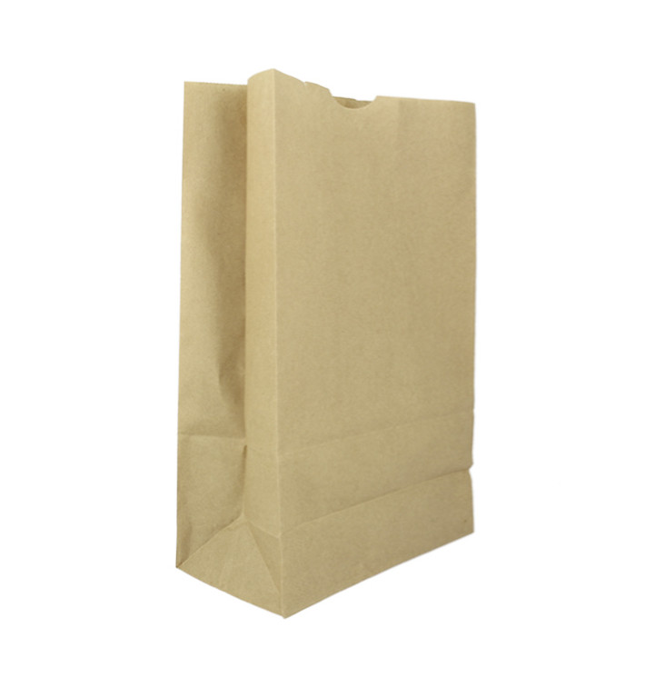 Papieren zak zonder handvat kraft 60g/m² 18+11x34cm (25 stuks) 