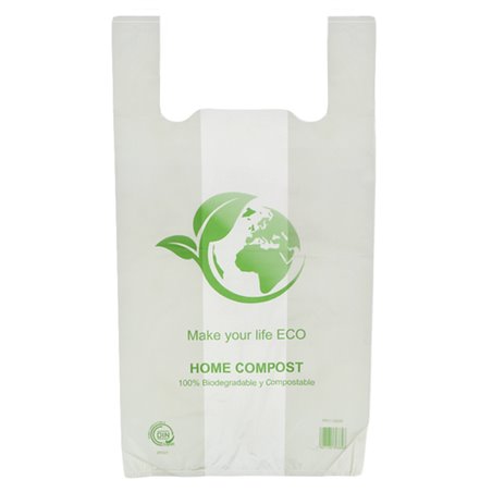 Sac à Bretelles Bio Home Compost 50x55cm 22,5µm (100 Utés)