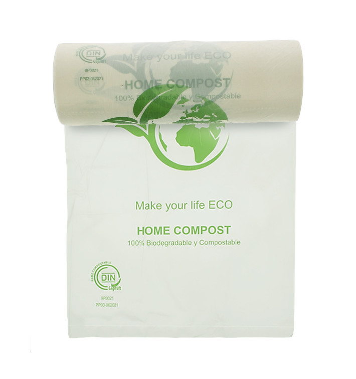 Rouleau de sacs plastique Bio Home Compost 25x37cm (3.000 Utés) Rouleau de sacs plastique Bio Home Compost 25x37cm (3.000 Utés)