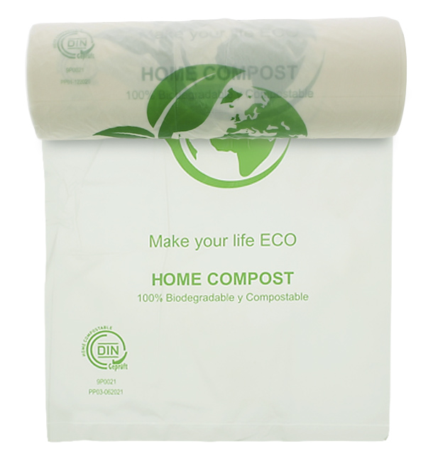 Rouleau de sacs plastique Bio Home Compost 30x40cm (3000 Utés)