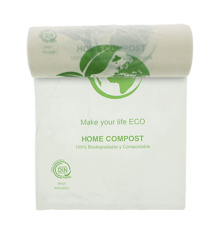 Rouleau de sacs plastique Bio Home Compost 30x40cm (3000 Utés) Rouleau de sacs plastique Bio Home Compost 30x40cm (3000 Utés)