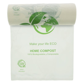 bioMat Sacs compostables à base d´amidon 30 l 60 cm x 53 cm ohne Tragegriff